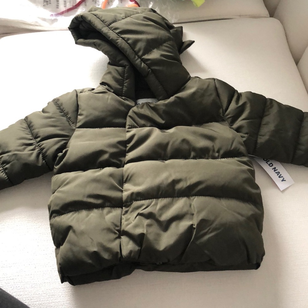 Baby boy old navy dinosaur hood jacket
